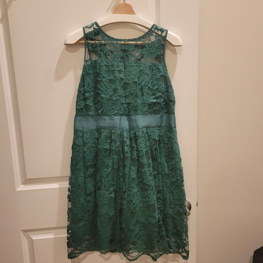 BB Dakota green dress, size 16